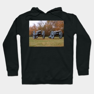 Two cannons at the enterance to the Colonial Parkway Hoodie